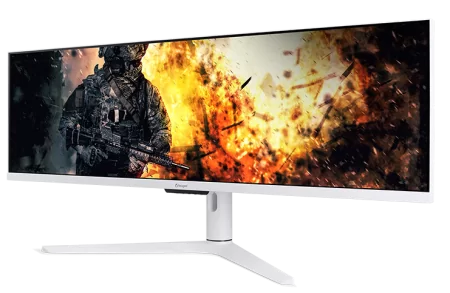 43,8'' AOPEN 43XV1CPwmiiphx 32:9, IPS, 3840x1080, 1ms, 350, 400cd, 120Hz, 2xHDMI(2.0, 1.4) + 1xDP(1.2) + Audio out, Speakers 2Wx2, White, H.Adj. 95 (by ACER) на заказ