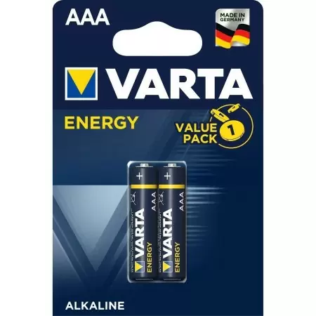 Батарейка Varta ENERGY LR03 AAA BL2 Alkaline 1.5V (4103) (2/20/100) (2 шт.) в Москве