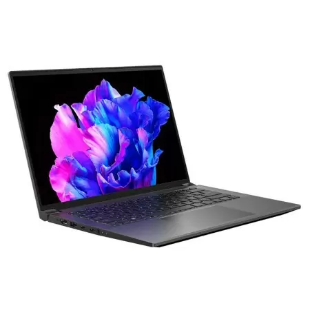 Ноутбук/ ACER Swift X SFX14-72G-72DH 14.5"(2880x1800 OLED (матовый))/Intel Core Ultra 7 155H(1.4Ghz)/32768Mb/1024PCISSDGb/noDVD/Int:UMA/Cam/BT/WiFi/50WHr/war 1y/1.4kg/Iron/Win11Home дешево