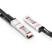 Твинаксиальный медный кабель/ Customized 100G QSFP28 to 4x25G SFP28 Passive Direct Attach Copper Breakout Cable Compatible Brands 1m