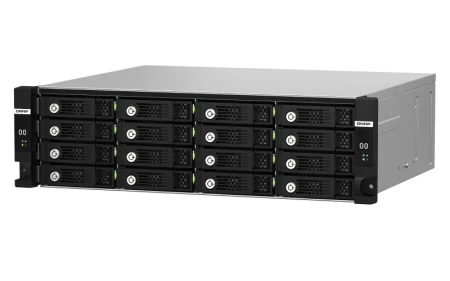 ENTERPRISE QNAP TL-R1620Sdc SAS expansion module, 16 bays 3.5 "/ 2.5" SAS / SATA 12/6 Gb/s rackmount, 2 power supplies. W/o RAIL-B02 Полка расширения в WideLAB