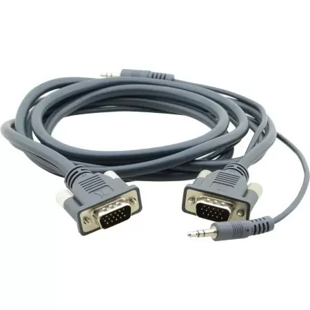 Кабель Micro, VGA (Вилка) + аудио на VGA (Вилка) + аудио, 1,8 м в Москве