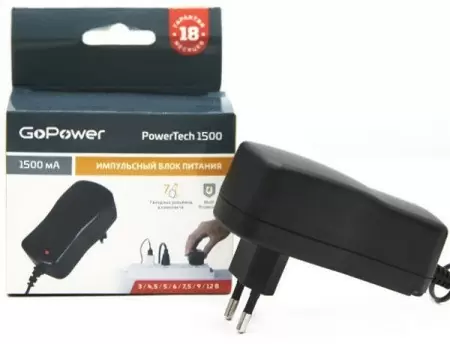 Блок питания GoPower PowerTech 1500 универсальн. импульсный (1/50) недорого