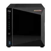 ASUSTOR AS3304T 4-Bay NAS/MPl/Cel 1.4GHz Quad Core/2GBDDR4/noHDD,LFF(HDD,SSD),/1x1GbE(LAN)/3xUSB3.2; 90IX01L0-BW3S00
