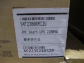 APC Smart-UPS 2200VA/1980W, RM 2U, Line-Interactive, LCD, Out: 220-240V 8xC13 (4-Switched) 1xC19, EPO, HS User Replaceable Bat, Black, 1 year warranty (REP: SUA2200 (существенное повреждение коробки)