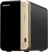 Сетевое хранилище без дисков/ SMB QNAP TS-264-8G NAS 2 HDD trays, 4-core Intel Celeron N5105/N5095 2.0-2.9 GHz, 8 GB DDR4 RAM , 2x2.5 Gigabit Ethernet , 2xUSB 3.2 Gen 2 (10Gbps), 2xUSB 2.0 port, 1xHDMI, 2xM.2 PCIe Gen 3 x1 slots