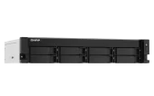QNAP TS-873AU-RP-4G NAS 8 HDD trays, 2x 2.5 GbE, rackmount, 1 PSU. 64-bit 4-core AMD V1500B 2,2 GHz, 4 GB. RAM (1*4 GB) up to 32GB (2*16 GB), 2xPSU W/ QNAP TS-873AU-RP-4G NAS 8 HDD trays, 2x 2.5 GbE, rackmount, 1 PSU. 64-bit 4-core AMD V1500B 2,2 GHz, 4 GB. RAM (1*4 GB) up to 32GB (2*16 GB), 2xPSU W/