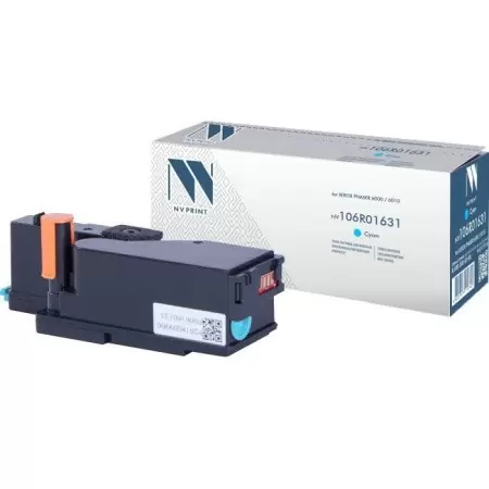 -/ Тонер-картридж NVP NV-106R01631 Cyan для Xerox Phaser 6000 / 6010 (1000k) в Москве