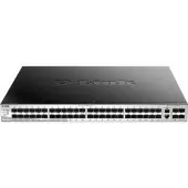 Коммутатор/ DGS-3130-54S Managed L3 Stackable Switch 48x1000Base-X SFP, 2x10GBase-T, 4x10GBase-X SFP+, CLI, 1000Base-T Management, RJ45 Console, USB, RPS, Dying Gasp