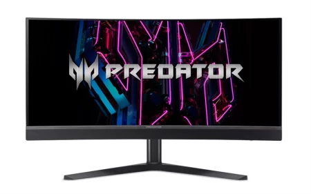 Acer Predator X34Vbmiiphuzx 34" OLED 3440x1440 175 Hz 1000cd/m2 0,03ms 2xHDMI(2.0) + 1xDP + 1xType-C(PD65W) + USB3.2 (2Up2Down) + Audio out+Speaker 5Wx2 120 H.Adj в Москве