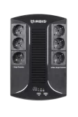 IRBIS UPS Personal plus 600VA/360W, Line-Interactive, AVR, 6xSchuko outlets(3 Surge & 3 batt.), 2 USB charger, 2 year warranty
