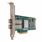 Qlogic QLE2562 8Gb Dual Port FC HBA, x8 PCIe, SR LC multi-mode optic