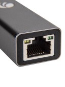 Кабель-переходник/ Кабель-переходник USB 3.0 (Am) --> LAN RJ-45 Ethernet 1000 Mbps, Aluminum Shell, VCOM <DU312M>