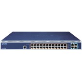 коммутатор/ PLANET GS-6322-24P4X L3 24-Port 10/100/1000T 95W 802.3bt PoE + 2-Port 10GBASE-T + 2-Port 10G SFP+ Managed Switch with dual modular power supply slots (24-port 95W PoE++, max. 2,280-watt PoE budget, RPS(1+1)/EPS(2+0) mode, ERPS Ring, ONVIF, Cyb