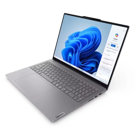 Ноутбук/ Lenovo Yoga Pro 9 16IMH9 16"(3200x2000 mini LED)/Touch/Intel Core Ultra 9 185H(2.3Ghz)/65536Mb/1024SSDGb/noDVD/Ext:nVidia GeForce RTX4070(8192Mb)/Cam/BT/WiFi/84WHr/war 1y/2.05kg/luna grey/Win11Home + 170W, RU kbd