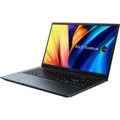 Ноутбук/ ASUS M6500XU-MA104 15.6"(2880x1620 OLED)/AMD Ryzen 9 7940HS(4Ghz)/16384Mb/1024PCISSDGb/noDVD/Ext:nVidia GeForce RTX4050(6144Mb)/Cam/BT/WiFi/70WHr/war 1y/1.8kg/Quiet Blue/DOS