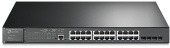 Коммутатор/ JetStream 28-port Gigabit L2+ Managed Switch with 24-port PoE+, PoE budget up to 384W, support SDN