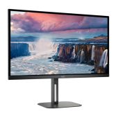 27" AOC Q27V5N 2560x1440@75Hz VA WLED 16:9 4ms HDMI DP 20M:1 178/178 4000:1 300cd HAS Pivot Tilt Swivel Speakers Black