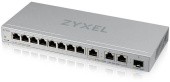 Коммутатор/ Zyxel XGS1250-12 Smart L2 switch , 8xGE, 3x1 / 2.5 / 5 / 10G, 1xSFP +, desktop