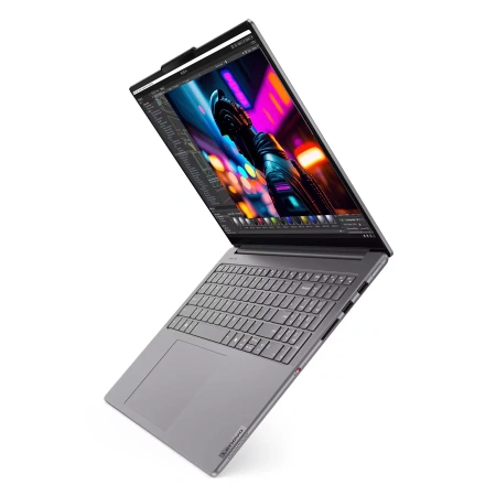 Ноутбук/ Lenovo Yoga Pro 9 16IMH9 16"(3200x2000 mini LED)/Touch/Intel Core Ultra 9 185H(2.3Ghz)/65536Mb/1024SSDGb/noDVD/Ext:nVidia GeForce RTX4070(8192Mb)/Cam/BT/WiFi/84WHr/war 1y/2.05kg/luna grey/Win11Home + 170W, RU kbd в WideLAB