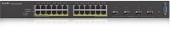 Коммутатор/ ZYXEL XGS2210-28HP, 24 port Gigabit L2 managed PoE+ switch, 375 Watt, 4x 10G