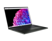 Ноутбук/ ACER Swift Edge SFE16-44-R48X 16"(3200x2000 OLED (матовый))/AMD Ryzen 7 8840U(3.3Ghz)/32768Mb/1024PCISSDGb/noDVD/Int:UMA/Cam/BT/WiFi/50WHr/war 1y/1.5kg/Black/Win11Home