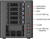 Серверный корпус/ Mini-Tower chassis with 5x 3.5 swappable HDD tray