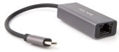 Кабель-переходник/ Кабель-переходник USB 3.1 Type-C -->RJ-45 1000Mbps Ethernet, Aluminum Shell, 0.15м Telecom <TU320M>