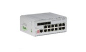 Коммутатор/ Managed L2 Industrial Fast Ring Switch 8x1000Base-T PoE, 4xCombo 1000Base-T/SFP, PoE Budget 185W, Surge 4KV, -40 to 75°C