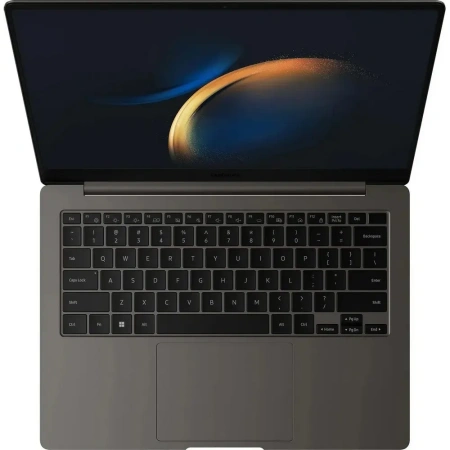 купить Galaxy Book3 Pro 16"(2880x1800 AMOLED)/Intel Core i7 1360P(2.2Ghz)/16384Mb/1024PCISSDGb/noDVD/Int:Intel Iris Xe Graphics/Cam/BT/WiFi/76WHr/war 1y/1.56kg/Graphite/Win11Home + Eng kbd 3 pin