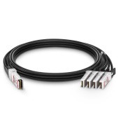 Твинаксиальный медный кабель/ Customized 100G QSFP28 to 4x25G SFP28 Passive Direct Attach Copper Breakout Cable Compatible Brands 2m