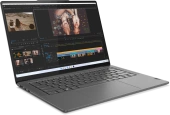 Ноутбук/ Lenovo Yoga Pro 7 14AHP9 14.5"(3072x1920 IPS)/AMD Ryzen 7 8845HS(3.8Ghz)/16384Mb/1024SSDGb/noDVD/Int:AMD Radeon 780M/Cam/BT/WiFi/73WHr/war 1y/1.49kg/luna grey/Win11Home + 140W, RU kbd