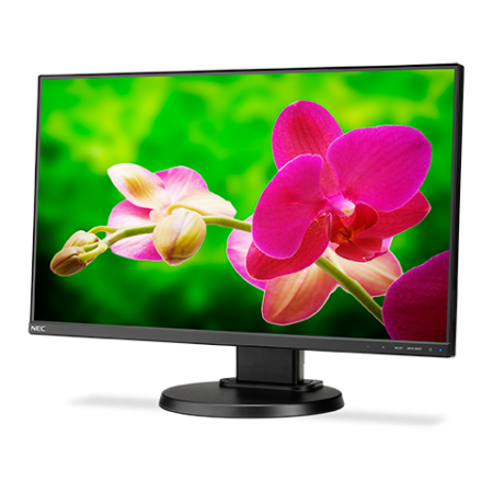 NEC 24'' E241N LCD BK/BK ( IPS; 16:9; 250cd/m2; 1000:1; 6ms; 178/178; 1920х1080; D-sub; HDMI; DP; HAS 110 mm; Tilt; Swiv 45/45; Pivot, Spk 2х1W; тонка недорого