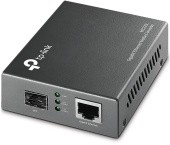 Конвертер/ 10/100/1000Mbps RJ45 to 1000Mbps SFP slot supporting MiniGBIC modules, switching Power Adapter, chassis mountable