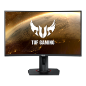 ASUS 27" VG27WQ VA LED curved, 2560x1440, ProGaming, 1ms, 400cd/m, 100Mln:1, 178°/178°, 165Hz, HDR400, HDMI, DP, FreeSync, Speakers, Tilt, Swivel, HAS, VESA, Black, 90LM05F0-B01E70 3 years