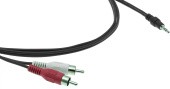 Кабель 3.5mm Audio на 2 RCA (Вилка - Вилки), 0,9 м/ 3.5mm to 2 RCA Breakout Cable 0.9m