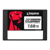 Твердотельный накопитель/ Kingston SSD DC600M, 7680GB, 2.5" 7mm, SATA3, 3D TLC, R/W 560/530MB/s, IOPs 94 000/34 000, TBW 14016, DWPD 1 (5 лет)