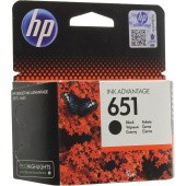 Cartridge HP 651 для Deskjet 5575/5645/Officejet 202/252, черный (600 стр)