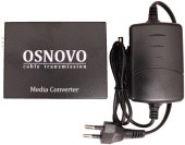 Медиаконвертер/ OSNOVO Гигабитный медиаконвертер, 1*10/100/1000Base-T, 1 x GE SFP (1000Base-X)