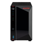 ASUSTOR AS5402T 2-Bay NAS/Media player/Intel Celeron N5105 2.0GHz up to 2.9GHz, 4GB SO-DIMM DDR4, noHDD(HDD,SSD),/2x 2,5Gb (LAN)/3xUSB3.2,HDMI; 90IX01R1-BW3S20