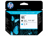 HP 91 Matte Black and Cyan Printhead Печатающая головка