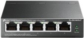 Коммутатор/ 5-port Gigabit unmanaged switch with 4 PoE + ports, metal case, desktop installation, PoE budget-40W