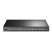 Коммутатор/ 48-port Gigabit PoE+ L2+ switch, 48 802.3af/at PoE+ ports, 4 Gb SFP slots, 1 RJ-45 + 1Micro-USB console ports, 348W PoE budget