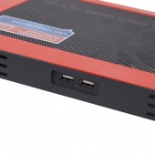 Подставка для ноутбука STM IP25 Red/ STM Laptop Cooling IP25 Red (17,3"", 1x(150x150), plastic+metal mesh)