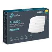 Точка доступа/ V4 AC1350 MU-MIMO Gb Ceiling Mount Access Point, 802.11a/b/g/n/ac wave 2, 802.3af Standard PoE and Passive PoE (Passive POE Adapter included), 1 10/100/1000Mbps hidden LAN port