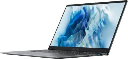 Ноутбук/ CHUWI GemiBook Plus 15.6"(1920x1080 (матовый) IPS)/Intel N100(0.8Ghz)/16384Mb/512SSDGb/noDVD/Int:Intel UHD Graphics 600/Cam/BT/WiFi/38WHr/war 1y/1.75kg/Grey/Win11Home +мышь на заказ