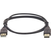 Кабель USB-A 2.0 вилка-вилка, 0,9 м