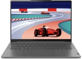 Ноутбук/ Lenovo Yoga Pro 7 14AHP9 14.5"(3072x1920 IPS)/AMD Ryzen 7 8845HS(3.8Ghz)/16384Mb/1024SSDGb/noDVD/Int:AMD Radeon 780M/Cam/BT/WiFi/73WHr/war 1y/1.49kg/luna grey/Win11Home + 140W, RU kbd