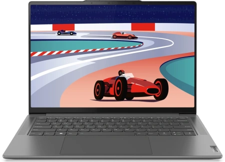 Ноутбук/ Lenovo Yoga Pro 7 14AHP9 14.5"(3072x1920 IPS)/AMD Ryzen 7 8845HS(3.8Ghz)/16384Mb/1024SSDGb/noDVD/Int:AMD Radeon 780M/Cam/BT/WiFi/73WHr/war 1y/1.49kg/luna grey/Win11Home + 140W, RU kbd в Москве