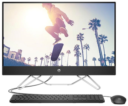 HP 27-cb0029ur NT 27" FHD(1920x1080) AMD Ryzen3 5300U, 8GB DDR4 3200 (2x4GB), SSD 256Gb, AMD integrated graphics, noDVD, kbd&mouse wired, HD Webcam, в Москве